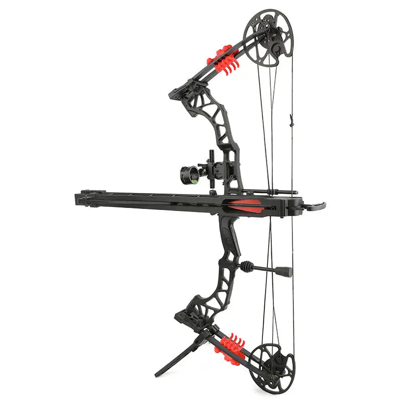 Powerful Compound Bow Shooting Catapult Six Continuous Fire Arrow for Outdoor Hunting Continuous RH Delivery accessories