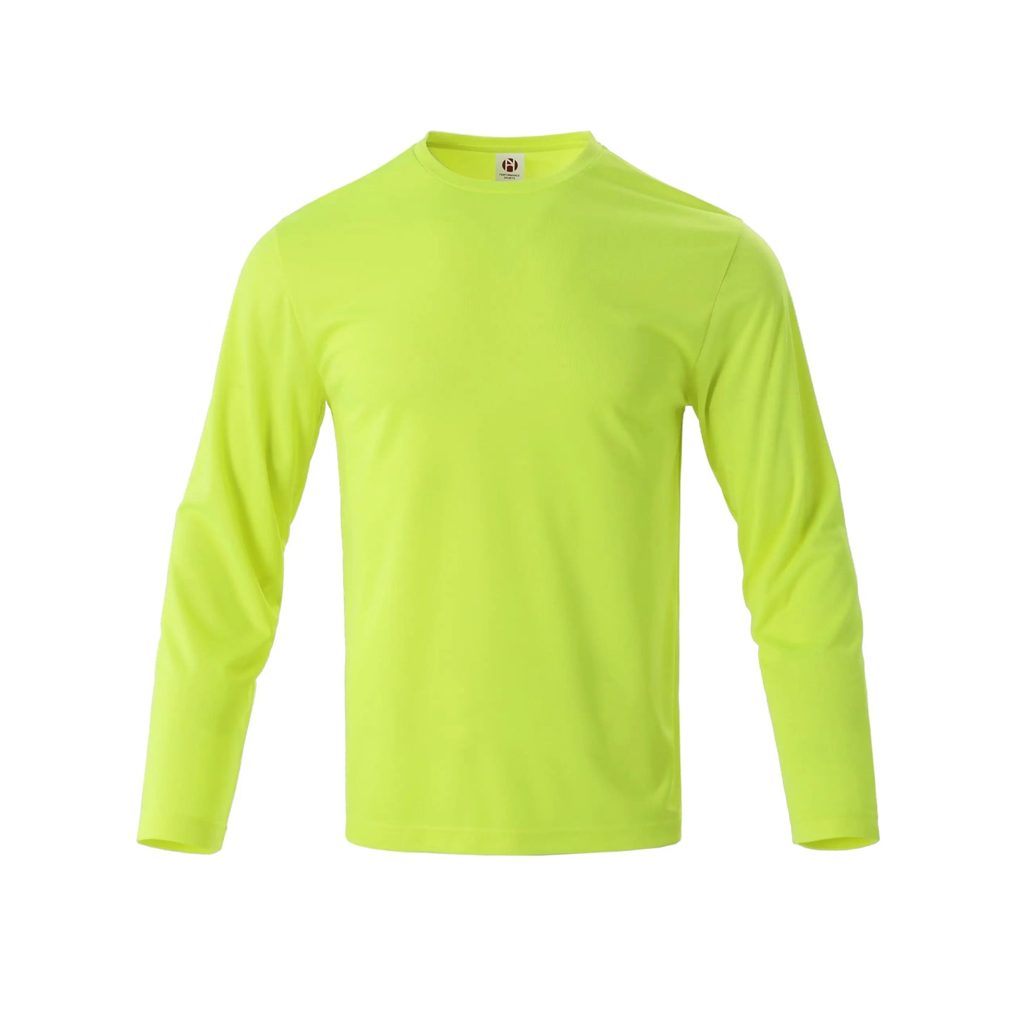 Mens Long Sleeve Shirts UPF 50+ Sun Protection Casual Quick Dry Crew Neck Work Shirts Athletic Cycling Hiking Workout T-Shirts