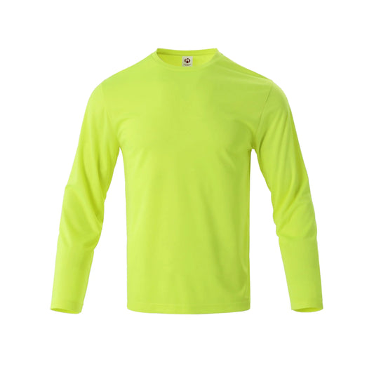 Mens Long Sleeve Shirts UPF 50+ Sun Protection Casual Quick Dry Crew Neck Work Shirts Athletic Cycling Hiking Workout T-Shirts