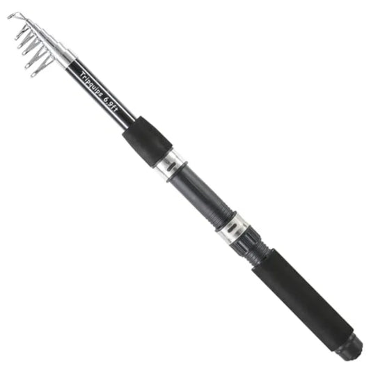 6.9FT Telescopic Fishing Rod - Lightweight Spinning Fishing Pole for Freshwater and Saltwater Anglers