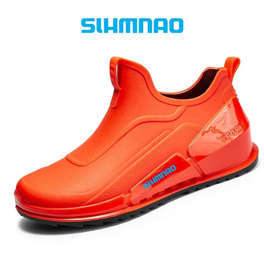 2025 New Outdoor Waterproof Fishing Shoes Hunting Sports Shoes Bicycle Rubber Shoes Anti Slip Lightweight Waterproof Shoes