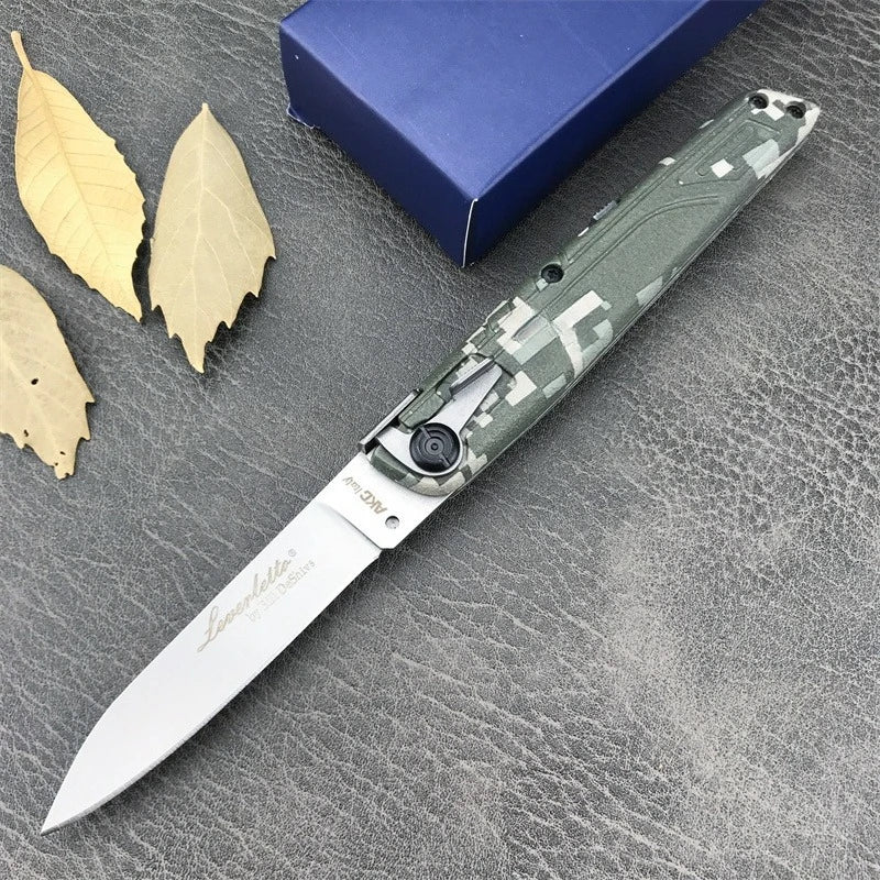 Multi-functional Folding Knife Made with Durable 440C Steel Outdoor Camping Hiking EDC Adventure Survival Tool Fishing Knife