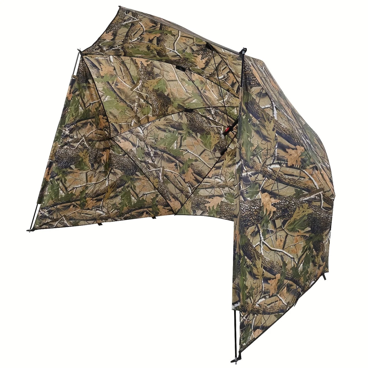 Fishing Hunting Umbrella Shelter for Sun and Rain Protection , Camouflage