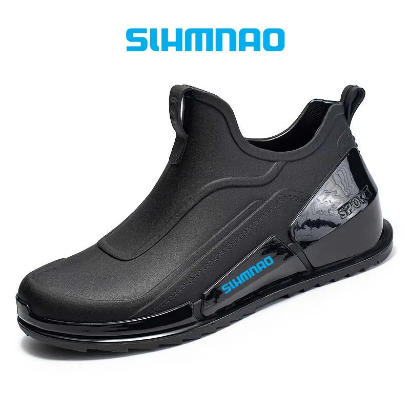 2025 New Outdoor Waterproof Fishing Shoes Hunting Sports Shoes Bicycle Rubber Shoes Anti Slip Lightweight Waterproof Shoes