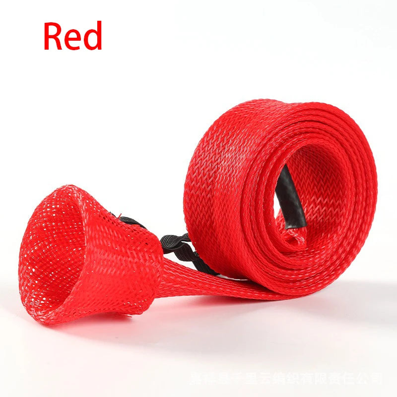 Fishing Rod Cover Spinning Rod Sleeve Cover Fishing Pole Sock Pole Glove Casting Ice Net Tube Cover Fishing Rod Protective
