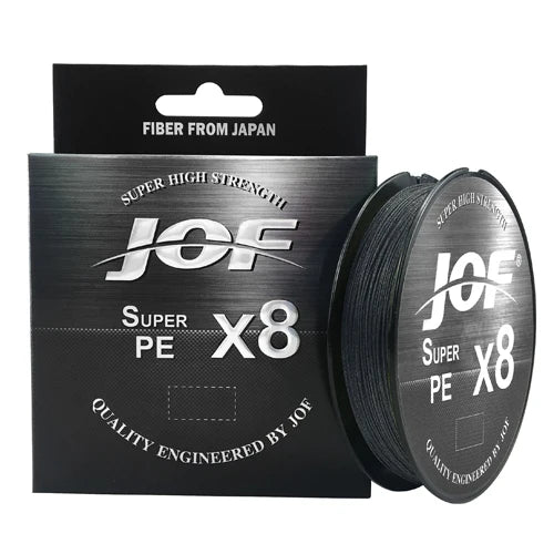 JOF X8 PE Braided Fishing Line Pesca Carp Multifilament Fly Wire Japanese Saltwater 150M 300M 500M 15LB-100LB