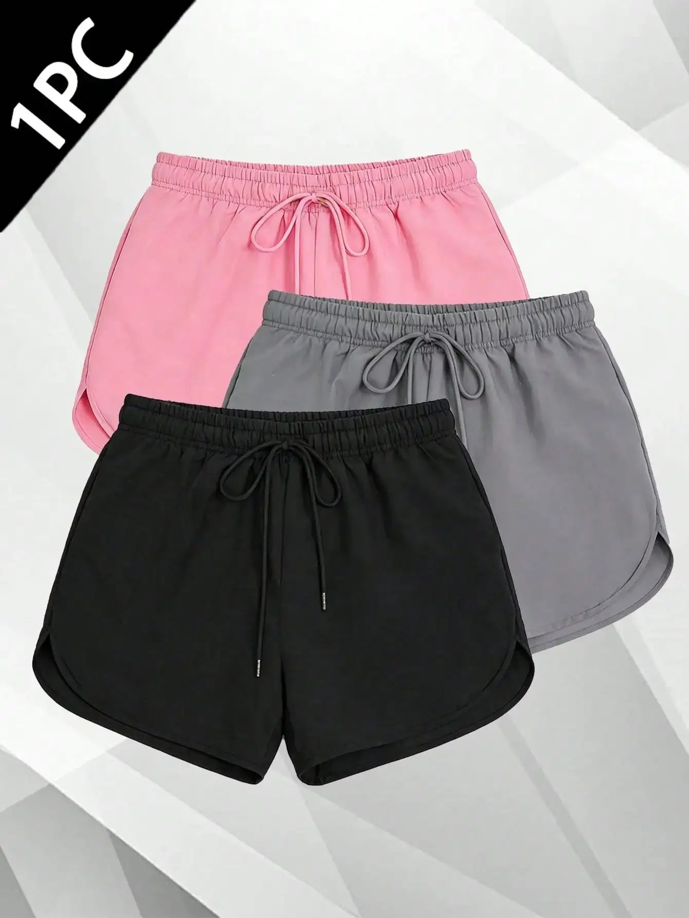 1pc Women's Summer Outdoor Shorts With Drawstring Waist, Suitable For Outdoor Hiking, Office Commute, Travel And Other Occasions Sports