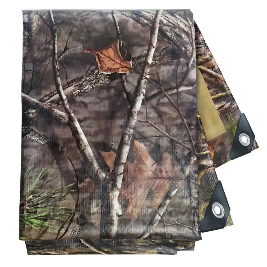Duty 11 Mil Tarp Cover Waterproof UV Resistant Tarpaulin Used for Outdoor, Hunting, Camping, Backpacking, Canopy Tent, Ground Ta