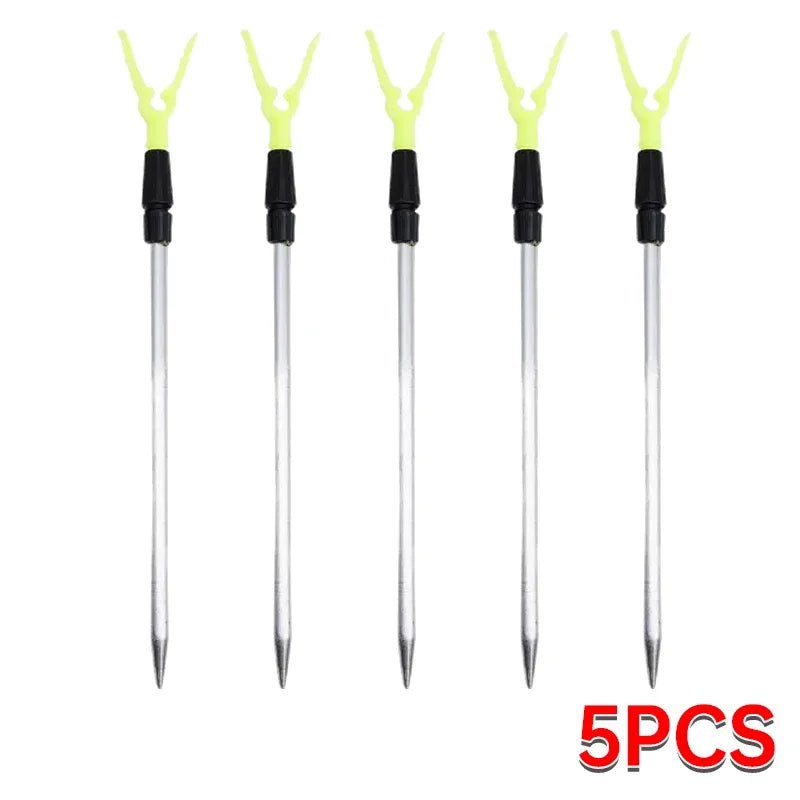 1-5PCS Retractable Fishing Rod Stand, Ground Fishing Rod Stand, Surf Catfish Rod Stand, Suitable for Bank Ground Sand