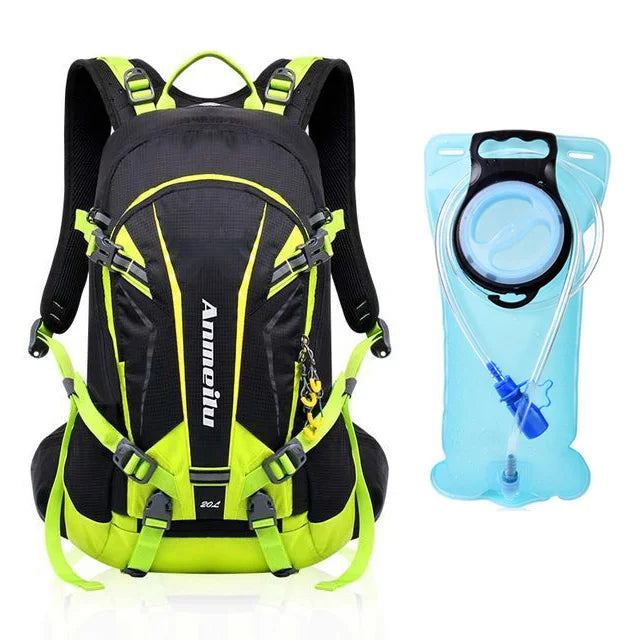 Anmeilu 20L Cycling Backpack Bicycle Shoulders Bag Large Capacity Hiking Climbing Camping MTB Bike Bag with Rain Cover