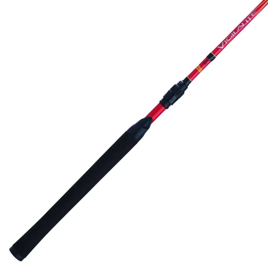 Vigilante Casting Rod, 7' Medium Fishing Rod for freshwater fishing, graphite composite material, black color, ultra-sensitive