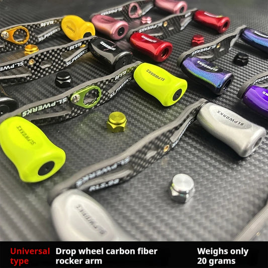 NEW 20g Fishing Reels Rocker Arm Drip Wheel Carbon Rocker Arm Universal Carbon Fiber Rocker Arm Drip Wheel Refitting Accessories