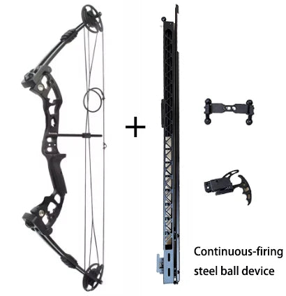 Powerful Compound Bow Shooting Catapult Six Continuous Fire Arrow for Outdoor Hunting Continuous RH Delivery accessories